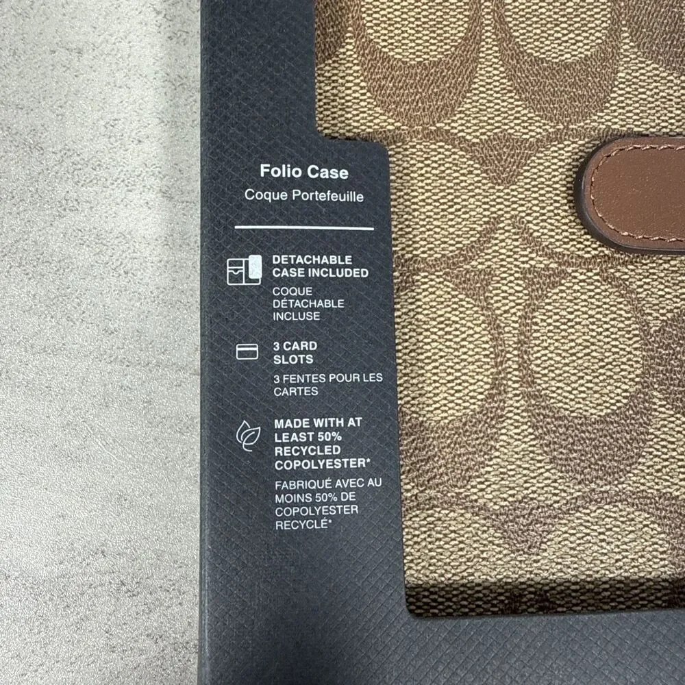 Coach signature monogram